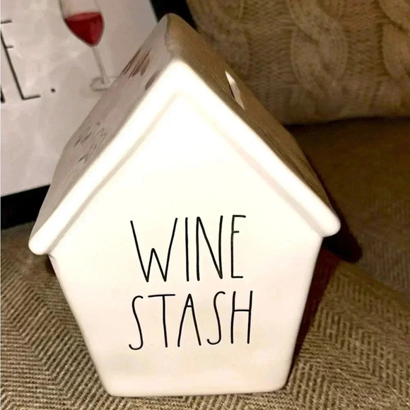Rae Dunn Other - Rae Dunn Wine Stash Coin Money Deposit Bank Birdhouse White